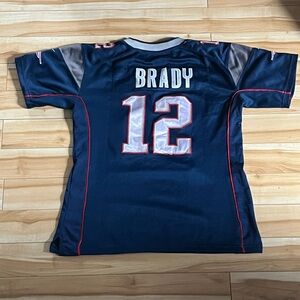 Nike Tom Brady 12 New England Patriots On Field NFL Football Jersey Size Medium